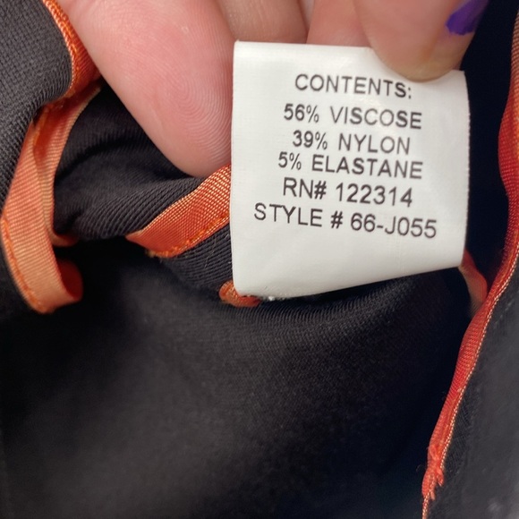 Peace of Cloth Panticular Blazer Jacket Womens Size Small Brown Full Zip Collar - Picture 7 of 11